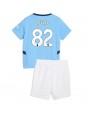 Billige Manchester City Rico Lewis #82 Hjemmedraktsett Barn 2024-25 Kortermet (+ Korte bukser)